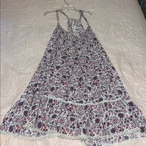 flowy dress with print